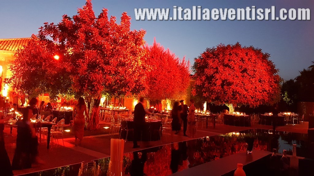 illuminazione giardino wedding lighting