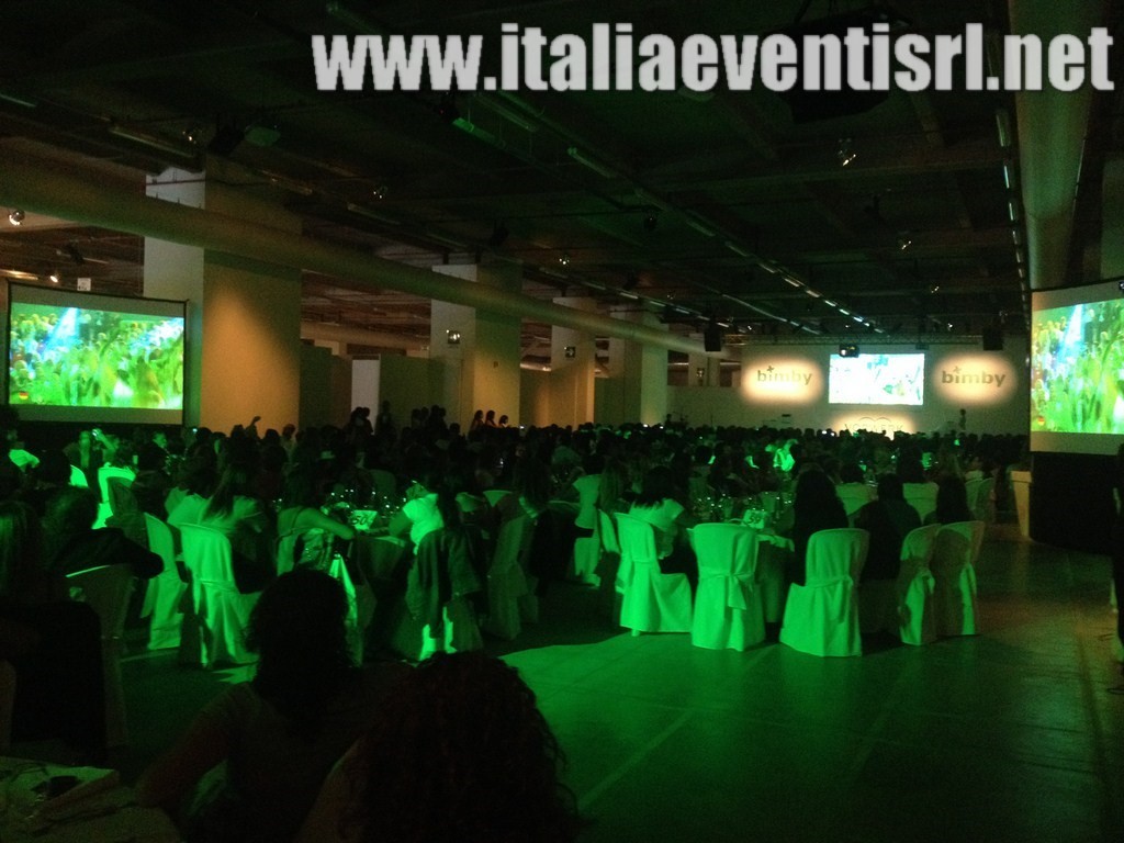 evento Bimby , allestimenti video